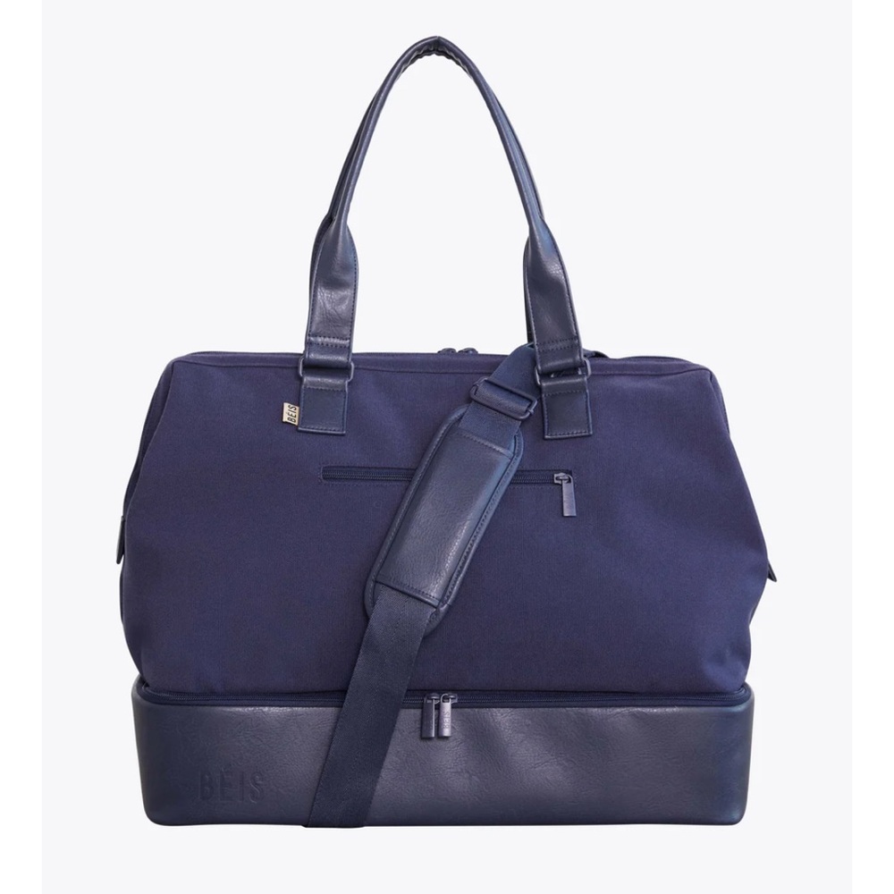 BEIS Weekender Bag in Navy Blue